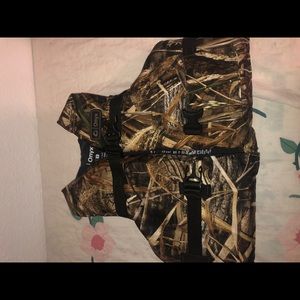 Boys camouflage life vest